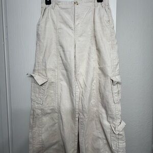 Forever 21 Beige Cargo Pants